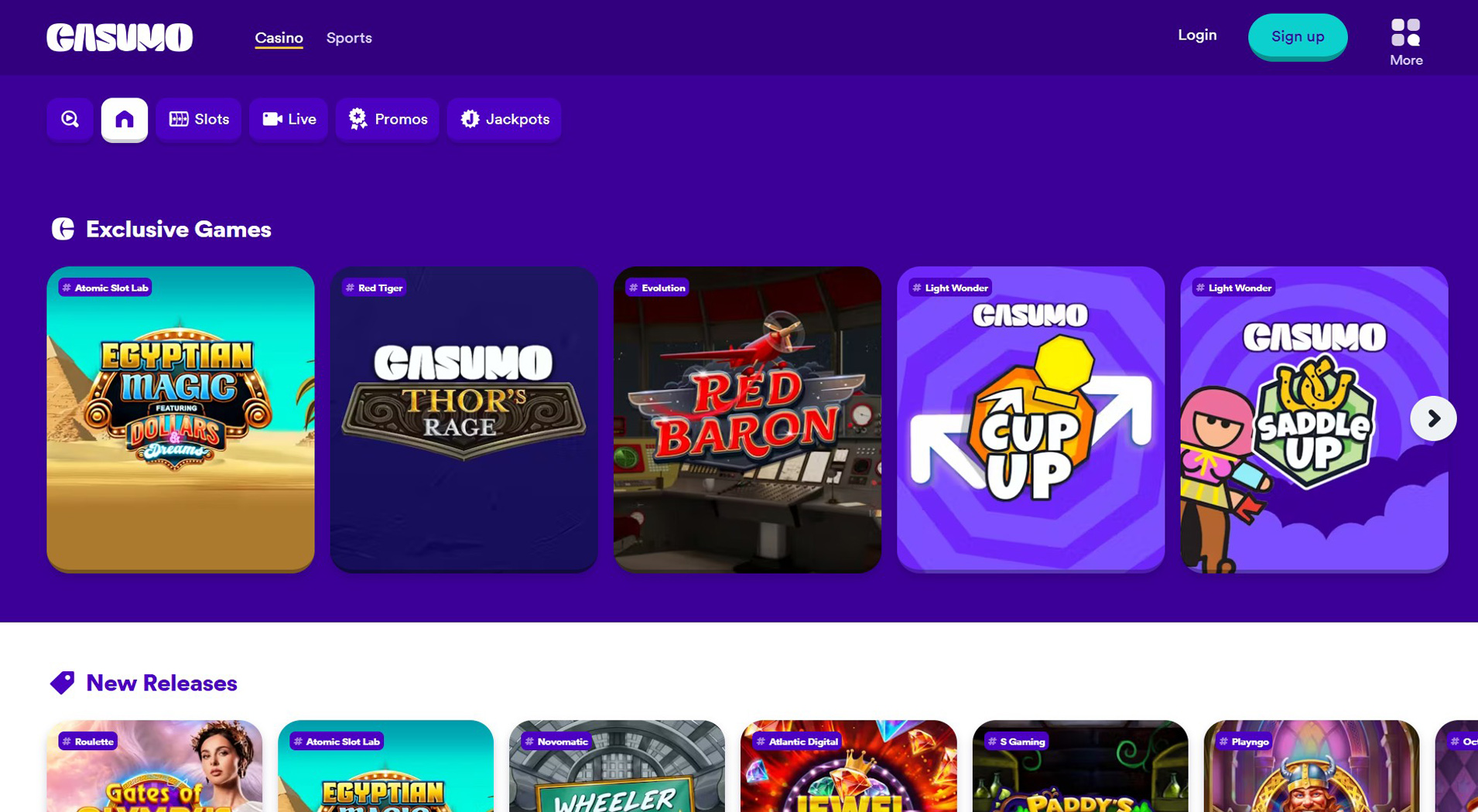 7. Casumo - Balanced Online Casino Offer