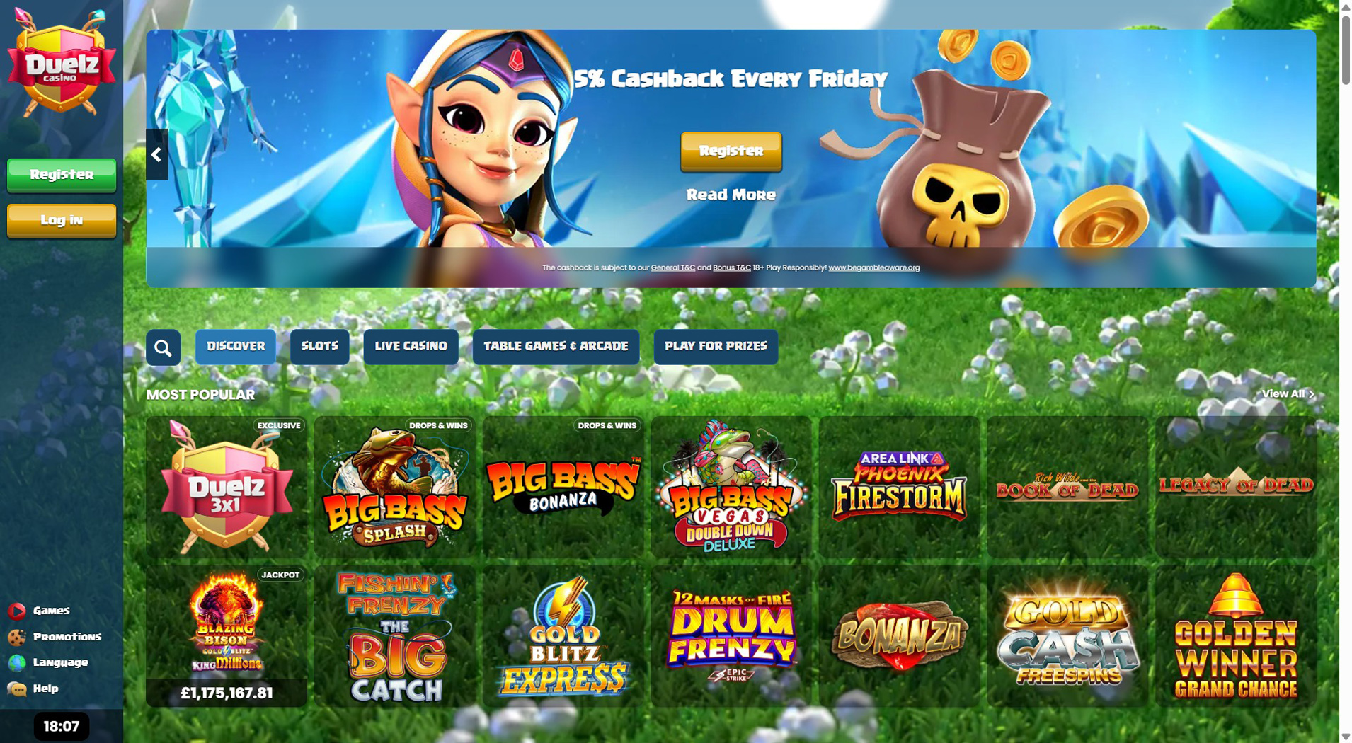 10. Duelz Casino - Reliable Online Casino Pick